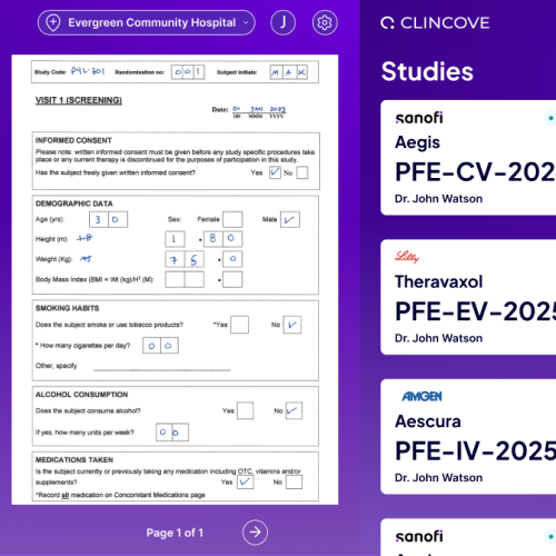 EMR Dashboard Preview